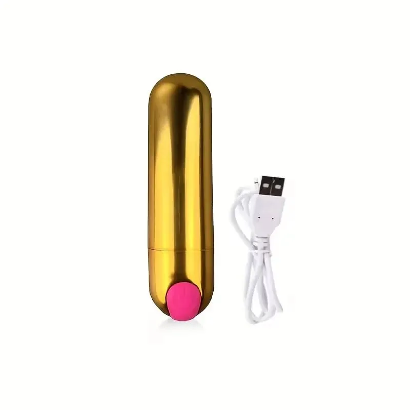 Powerful USB Charge Bullet Vibrator Clitoris Stimulator G-Spot Vagina Massage Adult Erotic Sex Toys For Woman Female Masturbator — image 13