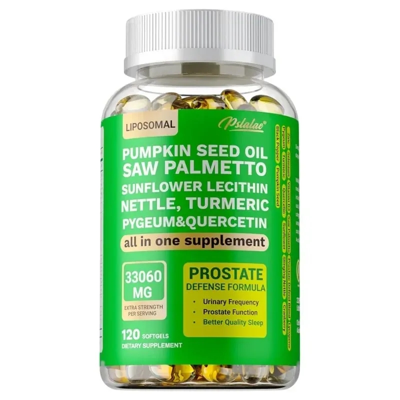 Prostate Support for Adult Men - Reduces Nighttime Toileting Relieves Bladder and Urinary Tract Problems Contains Saw Palmetto