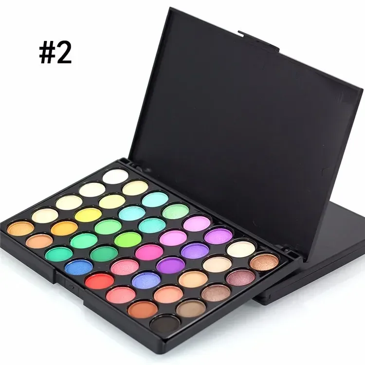 Pearlescent 15/40 Color Eyeshadow Palette High Saturation Eye Shadow Plastic This European American Hot Selling Spot Earth Color — image 8