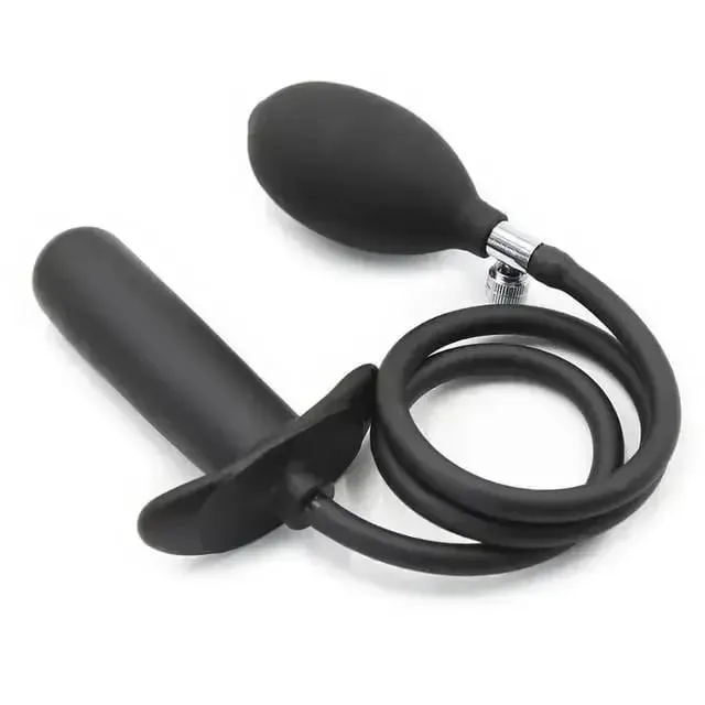 Anal Expander Expand Inflatable Anal Plug Oversized Enema Training Butt Plug Butt Dilator Ass Prostate Sex Toy for Men Women
