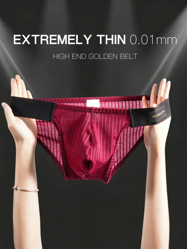 1/2/3PCS New Men's Premium Mercerized Cotton Briefs Ultra‑Thin Breathable Silky Soft Fitness Gym Daily Wear Men Underwear — image 13