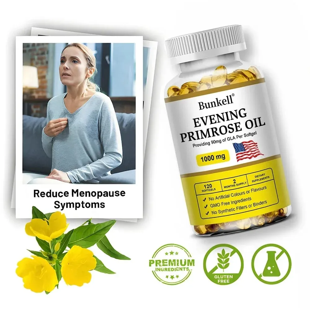 Evening Primrose Oil - Anti-oxidation Bone Strengthening Immunity Enhancement Endocrine Health Improvement