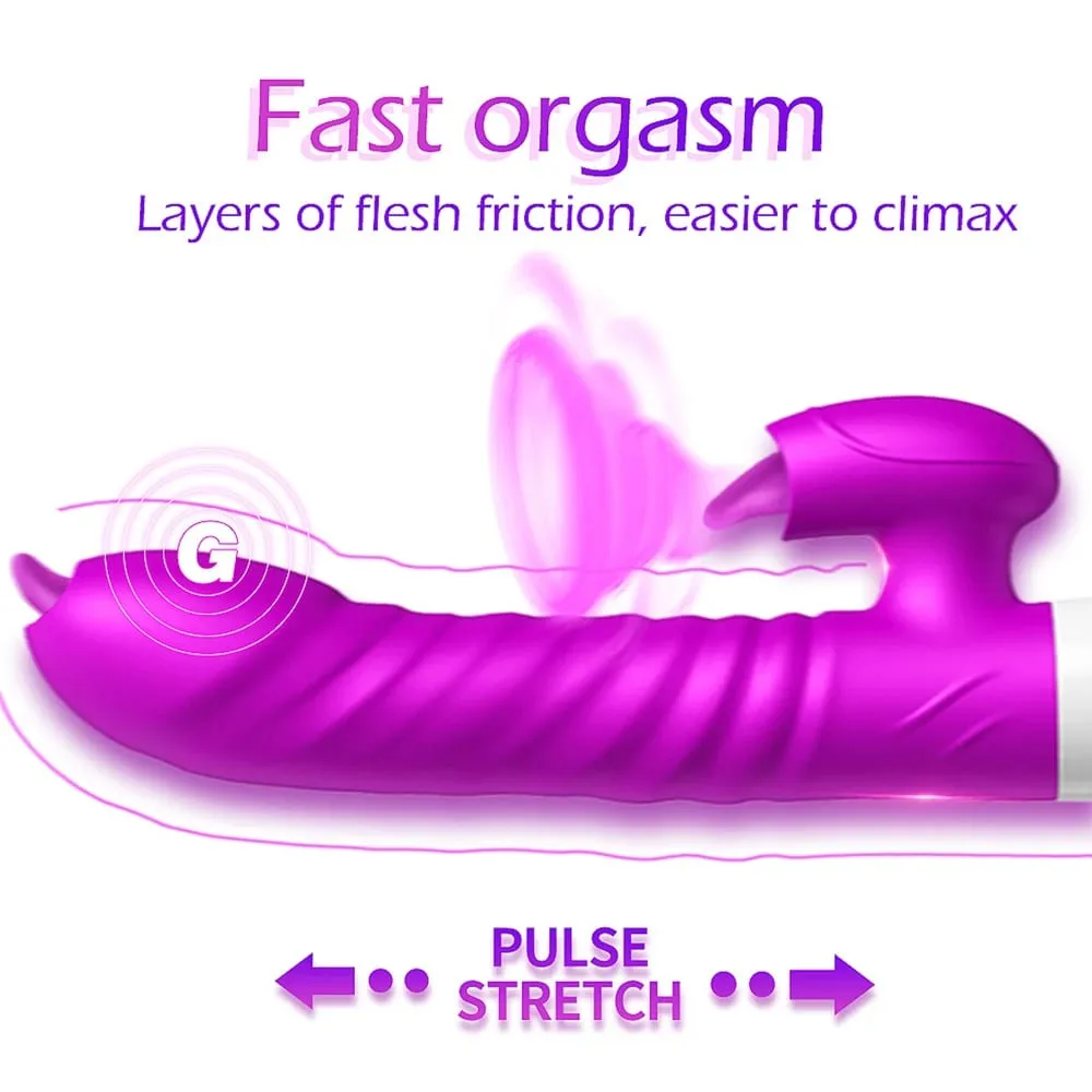 Fast Orgasm Vibrator Dildo For Women Licking Heating Vibrators Clitoris G-Spot Stimulator Vibro Female Clit Sucker Adult Sex Toy — image 3