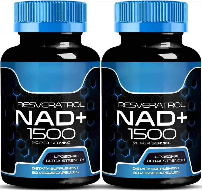 Κάψουλες NAD+ με φυτικό αντιοξειδωτικό συμπλήρωμα ρεσβερατρόλης που υποστηρίζει την ενέργεια των κυττάρων και την αντιγήρανση για γυναίκες άνδρες 90 τεμάχια