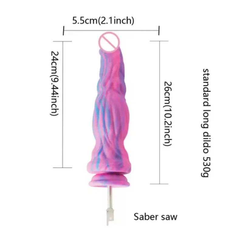 Kard szúrófűrész dugattyús fűrész nagy szilikon vibrátoros fűrész 3XLR VAC-U-LOCK adapter tartozékok Sex Machine — image 16