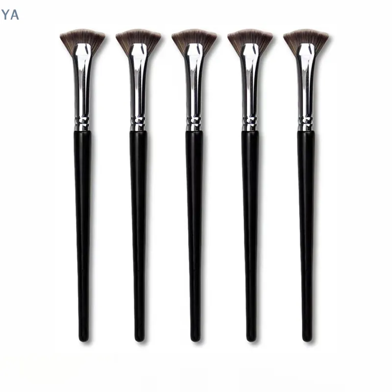 [Y] 1 PC brosse à cils en forme d'éventail doux sans perte beauté cils pinceaux de maquillage Mascara surligneur poudre outil de taches