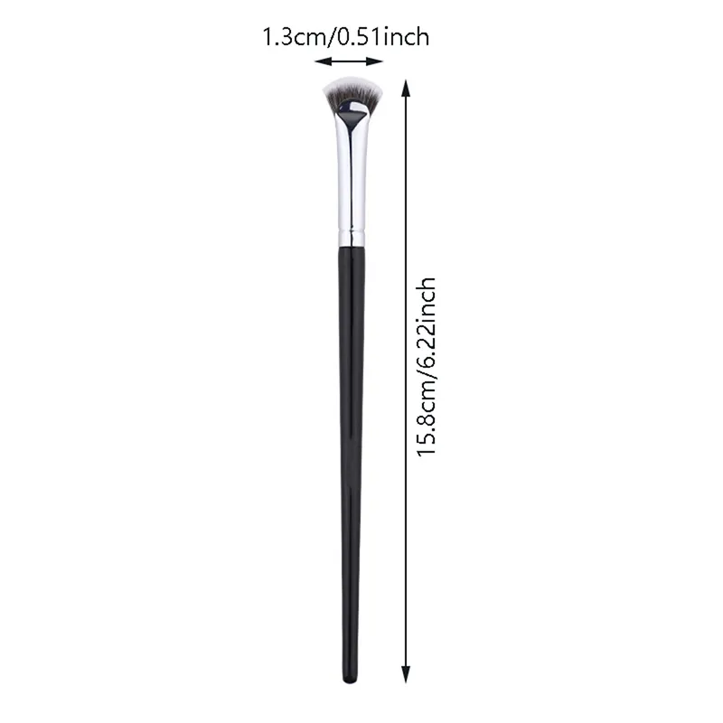 Brosse à cils en forme d'éventail, douce, sans perte, professionnelle, pour maquillage, Mascara, surligneur, poudre, outil de taches, 1 pièce — image 6