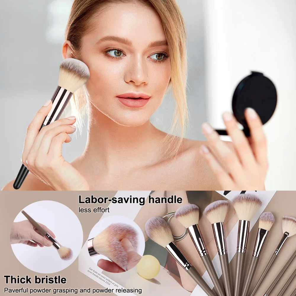 NEW 1-20PCS Makeup Brushes Set Foundation Blush Powder Concealers Eyeshadow Soft and Fluffy Female Cosmetic Beauty Tools Storage — image 5