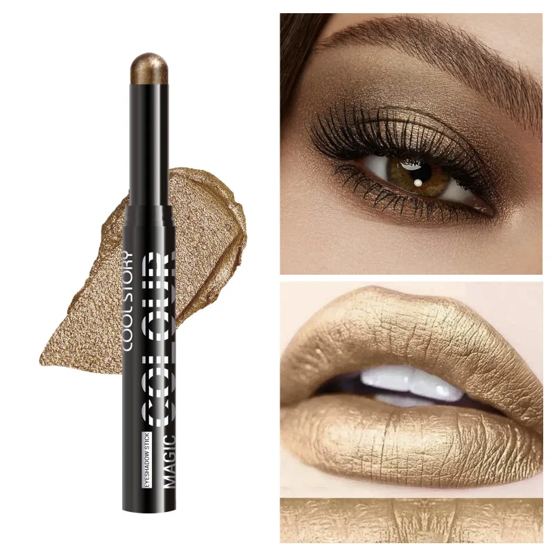 2 σε 1 Eyeshadow Lipstick Stick Pencil Waterproof Glitter Brighten Matte Eye Shadow Makeup Pigment Eyeshadow Pen — image 26