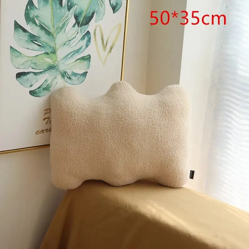 Coussin boule nordique de couleur unie, fleur en peluche, oreiller pour canapé, taille, bureau, jouet pour enfant, cadeaux, décoration de la maison, nouvelle collection — image 14