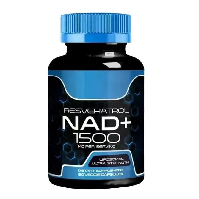 Κάψουλες NAD+ με φυτικό αντιοξειδωτικό συμπλήρωμα ρεσβερατρόλης που υποστηρίζει την ενέργεια των κυττάρων και την αντιγήρανση για γυναίκες άνδρες 90 τεμάχια