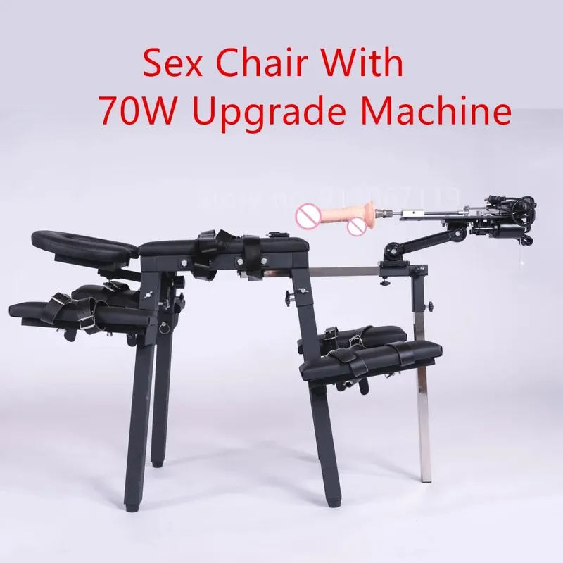 Nagy szexbútorok női maszturbáló géppel, vibrátor bilinccsel, bokabilincsel Bondage Gear szexjátékok nőknek, férfiaknak, felnőtteknek