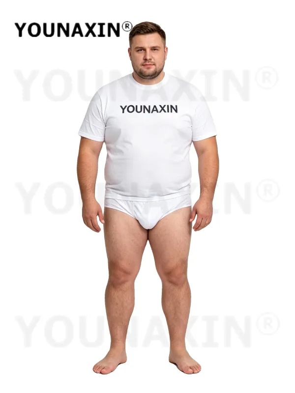 7 Pieces Overweight Men's Big And Tall White Briefs Cotton Plus Size Underwear Panties Undies L XL 2XL 3XL 4XL 5XL 6XL 7XL 8XL — image 11