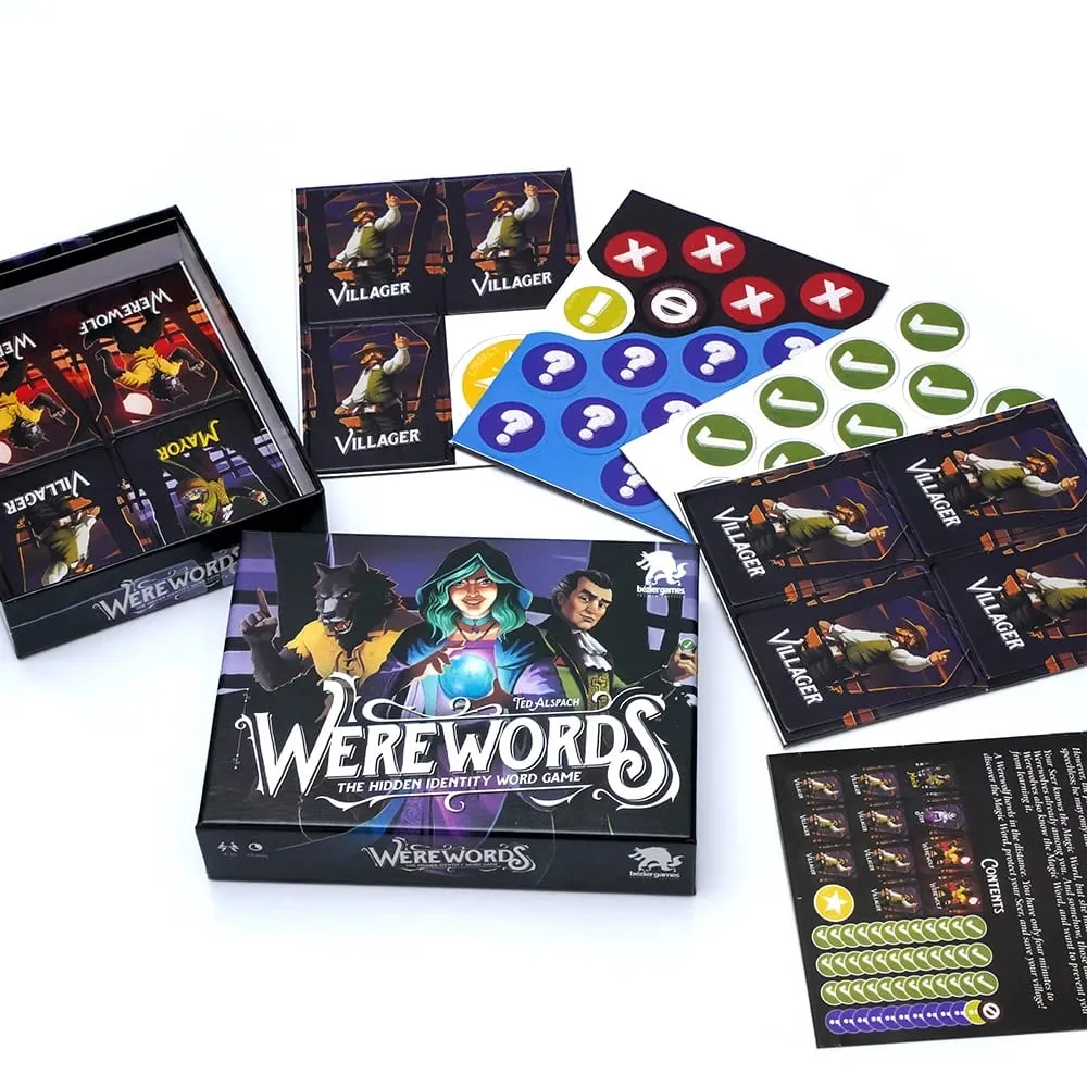 משחק לוח של Werewords כיף למשפחות ניכוי חברתי מרתק נהדר למשפחות משחק מסיבות למשחק מילים — image 3
