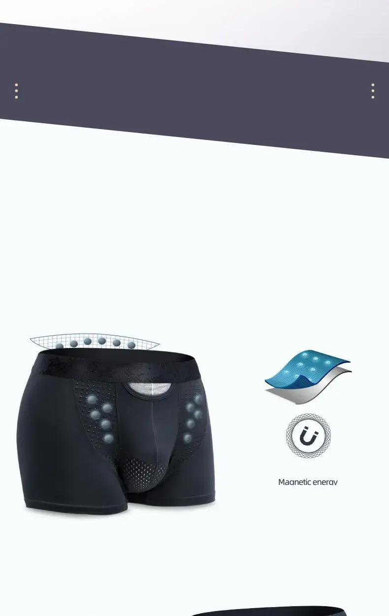 Men's Boxers Shorts Push Up Underwear Modal Pantie Man Breathable Magnetic Ice Silk Bullet Separation Pouch Underpants Cueca — image 5