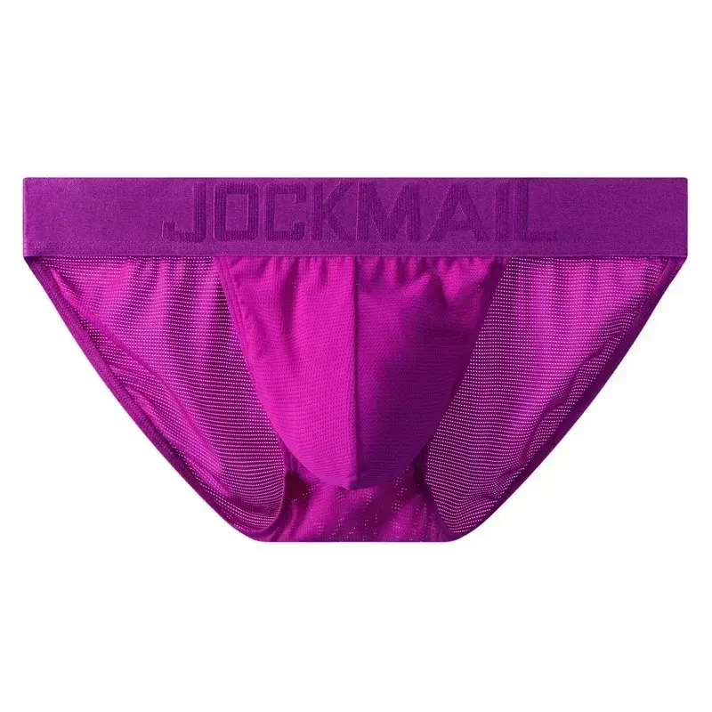 Cuecas masculinas cuecas de malha de náilon de secagem rápida cuecas de biquíni deslizamento masculino tanga cuecas jockstrap gay