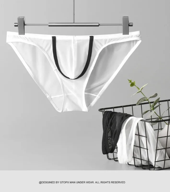 MAN Men Underwear Sexy Low Rise Briefs Tangas Sexis De Hombre Breathable Men Underwear Brief 2-Pack — image 12