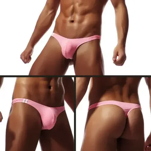 Men's Thongs G String Sexy Gay Sissy Underwear Briefs Man Jockstrap T Back Underpants Penis Pouch Breathable Panties — image 8