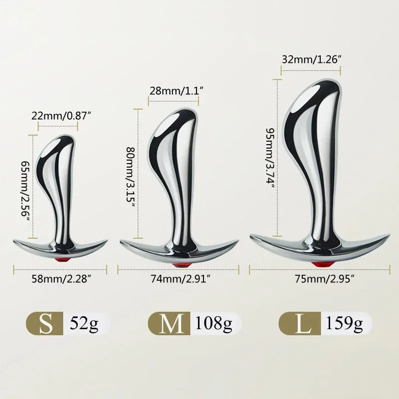 תקע אנאלי מתכת P Spot Stimulator מכשיר לעיסוי ערמונית ללבוש בחוץ Butt Plug צעצועי מין לבישים לגברים ולנשים צעצועי מין למבוגרים