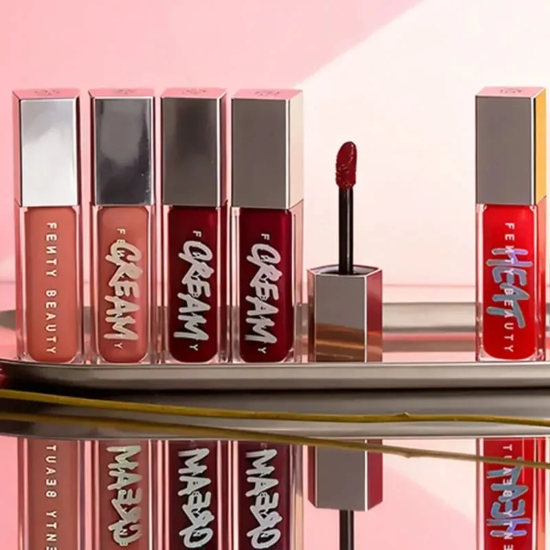 Fenty Beauty Transparent Lip Gloss Multicolor Moisten Shine Glitter Lip Plumper Makeup Beginner Liquid Lipstick Makeup Cosmetics — image 4