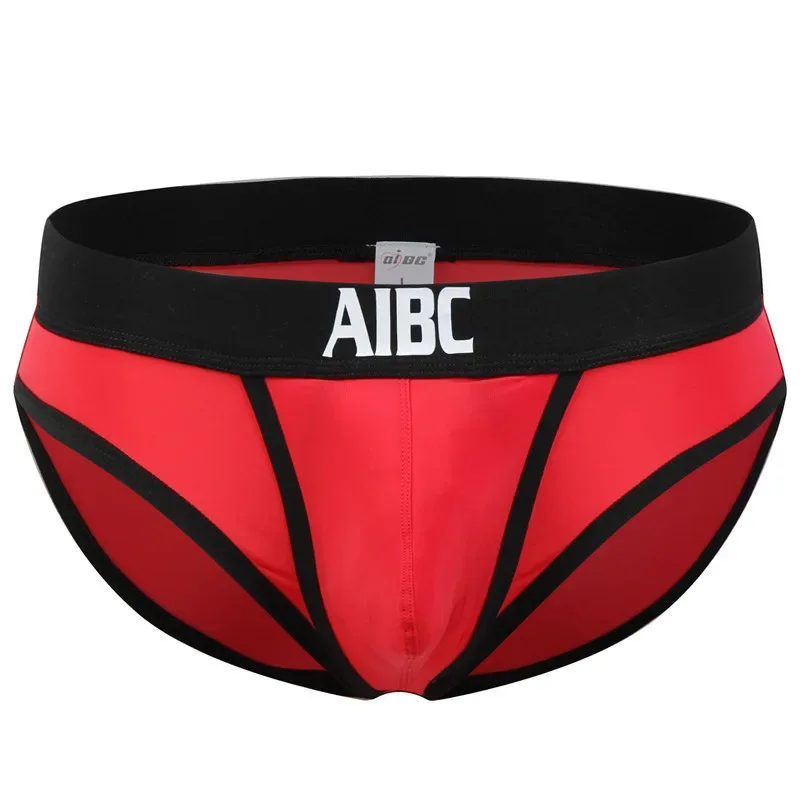 Ice Silk Underwear For Men Big Pouch Open Front Briefs Low Rise Underpants Gun Separation Breathable — image 29