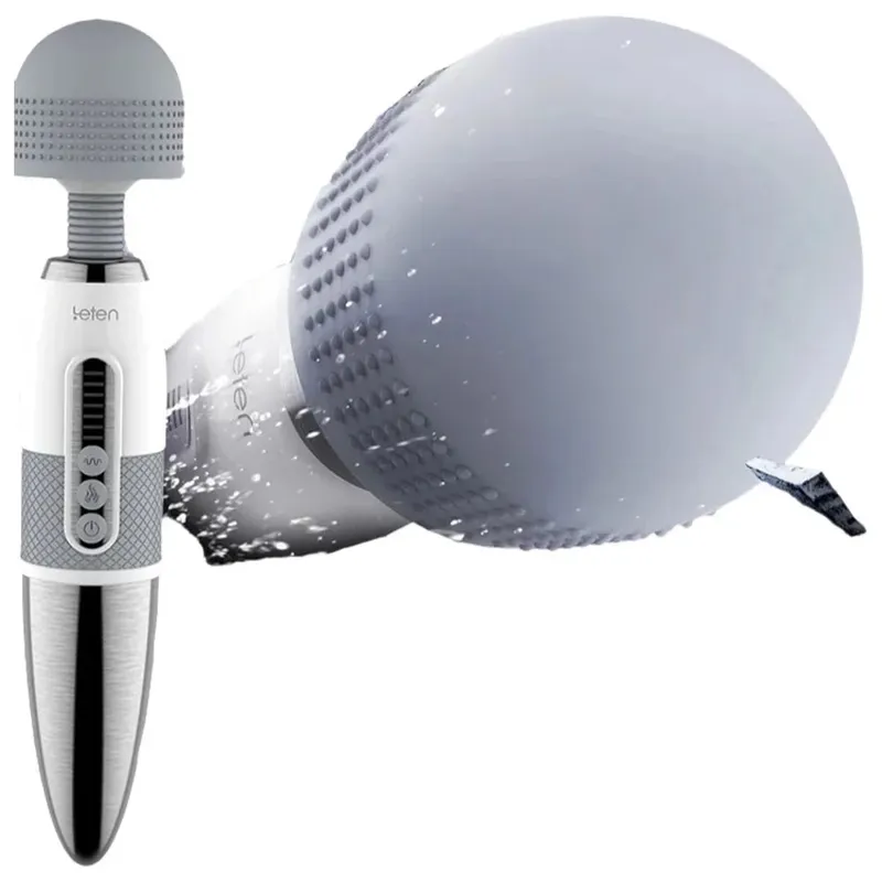 Leten 55 מ"מ סופר גדול ראש שרביט קסמים ויברטור AV Stick ויברטורים לנשים דגדגן עיסוי גוף נשי אונן צעצועי מין