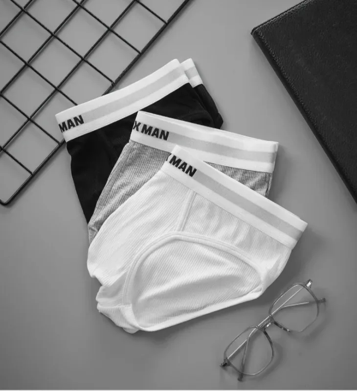 3 pacote de verão única camada roupa interior masculina cuecas de cintura baixa para homens elástico conforto ajuste cuecas ropa interior hombre — image 9