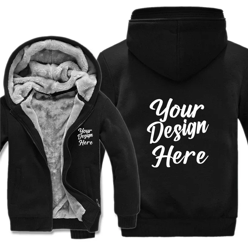 Custom Design Hoodies Men Gumawa ng Iyong Sariling Design Logo Text Photo Sweatshirt Mans Coat Jacket Hoody
