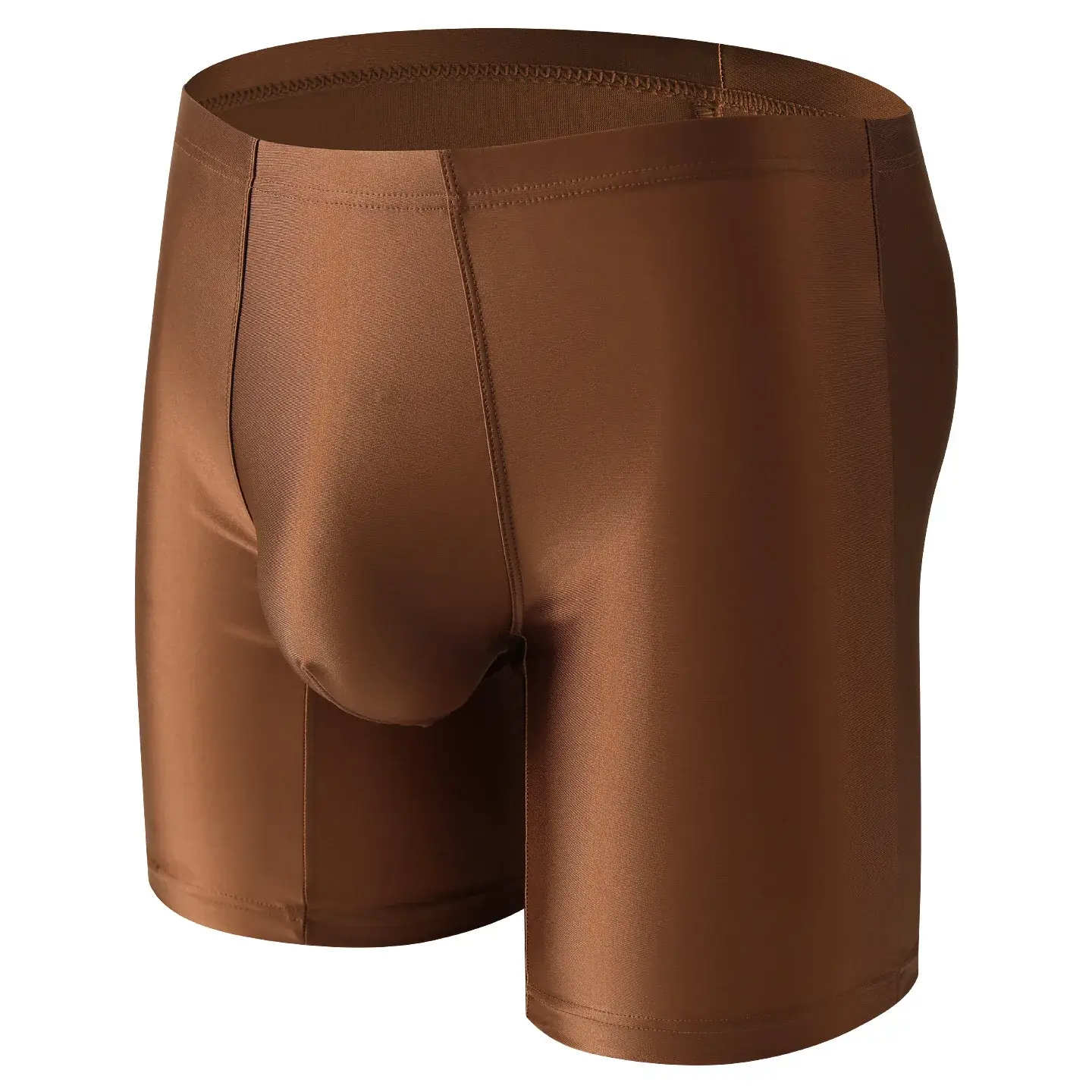 Mens Underwear Boxers Man Solid Slim Ice Silk Extended Leg Boxer Shorts Ropa Middle Waist Sports Panties Male Underpants M-XXL — image 13