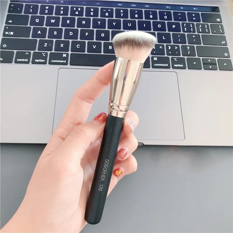 170 Rounded Slant Foundation 270 Concealer Brush Synthetic Flawless Buffing Blending Makeup Brushes