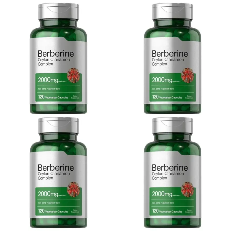 Berberine Ceylon fahéj komplex 2000 mg vegetáriánus kapszula GMO-mentes gluténmentes napi wellness-kiegészítő felnőtteknek 120 Count — image 10