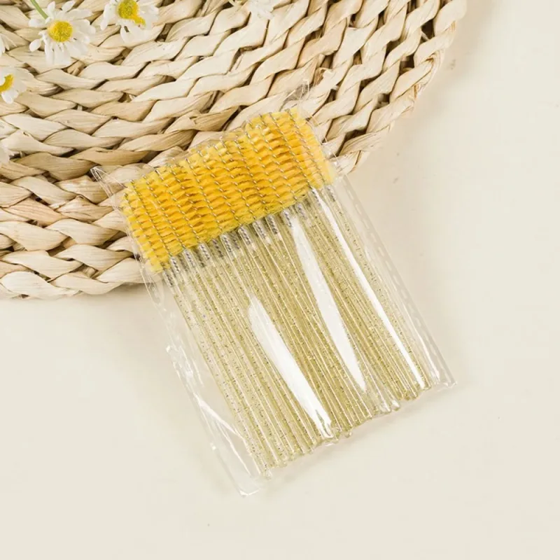 50-100PCS Crystal Eyelash Brush Combs Professional Eye Lash Extension Mascara Wands Makeup Beauty Tool for Eyelashes — image 5