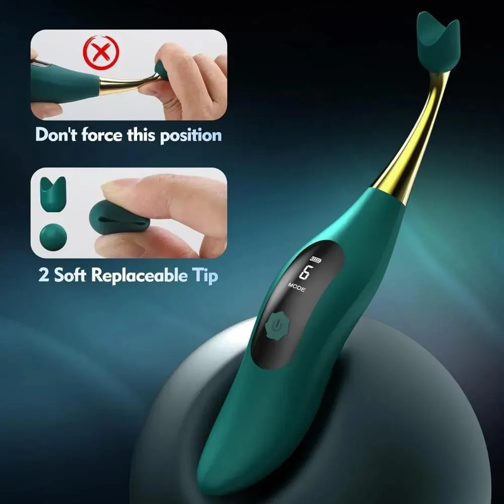 תדר גבוה G Spot Clitoris Stimulator לאישה לעיסוי רטט לנשים אוננות ויברטור כוס אורגזמה צעצועי מין למבוגרים