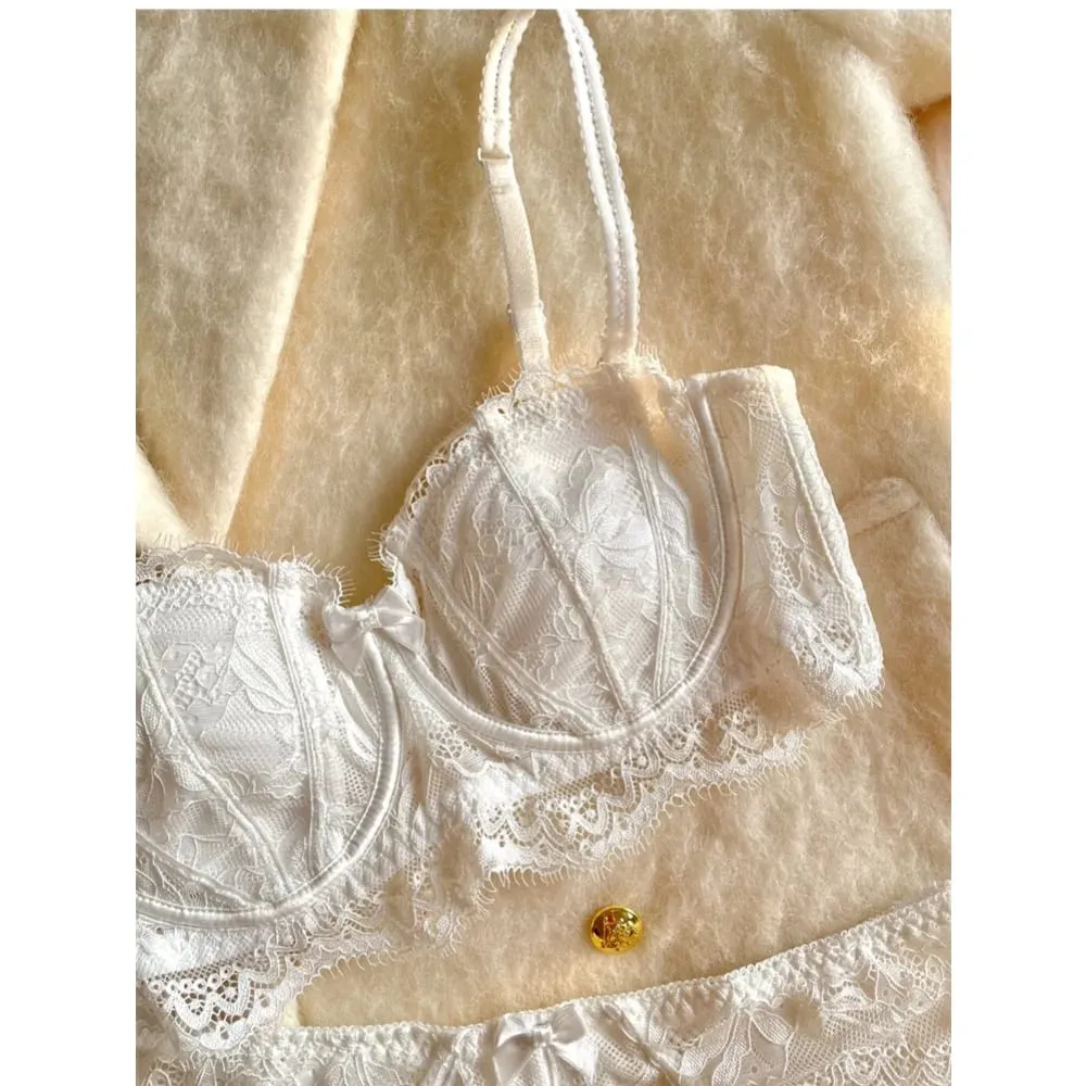 Γαλλικό Half Cup Rabbit Ear Set Hot Sale Γυναικεία εσώρουχα αντιολισθητικά αντιολισθητικά πλαϊνή υποστήριξη Anti-Sag 32-38 — image 5