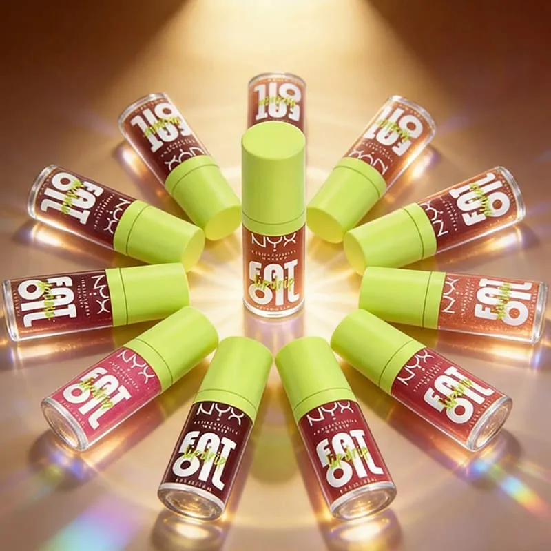 NYX Fat Oil Lip Gloss Drip Lip Gloss מעניק לחות עמוקה לשפתיים דמוי מראה לא דביק סקסי ליפ גלוס Glaze איפור שפתון קוריאני אופנה — image 2