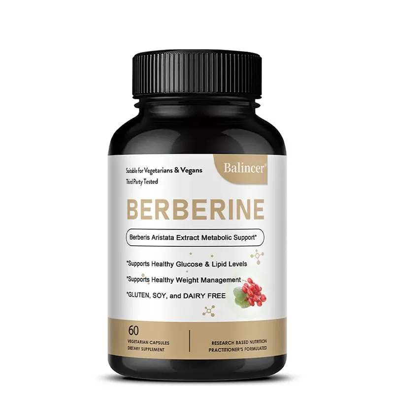 Κάψουλες Berberine 500 Mg - Προωθεί την υγεία του καρδιαγγειακού συστήματος και της χοληστερόλης Υποστήριξη υγιούς διαχείρισης βάρους και ανοσοποιητικού συστήματος — image 9
