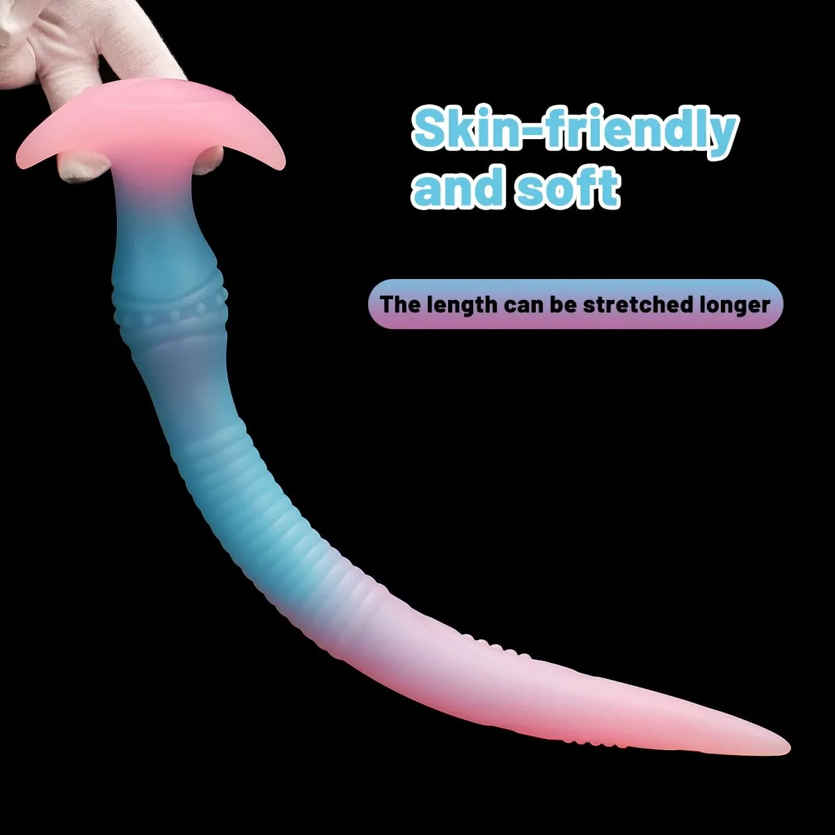 Soft Liquid Silicone Long Tentacles Anal Plugs Suitable for All Players As an Adult Sex Toy Vaginal and Anal Stimulating Device — image 5