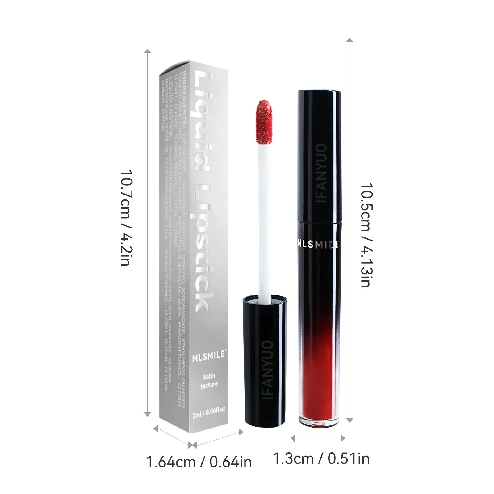Αδιάβροχο Liquid Velvet Matte Lipstick Διαφανές ενυδατικό Λάδι χειλιών Pearlescent Rich Color Lipgloss Tint Lasting Cosmetic — image 7