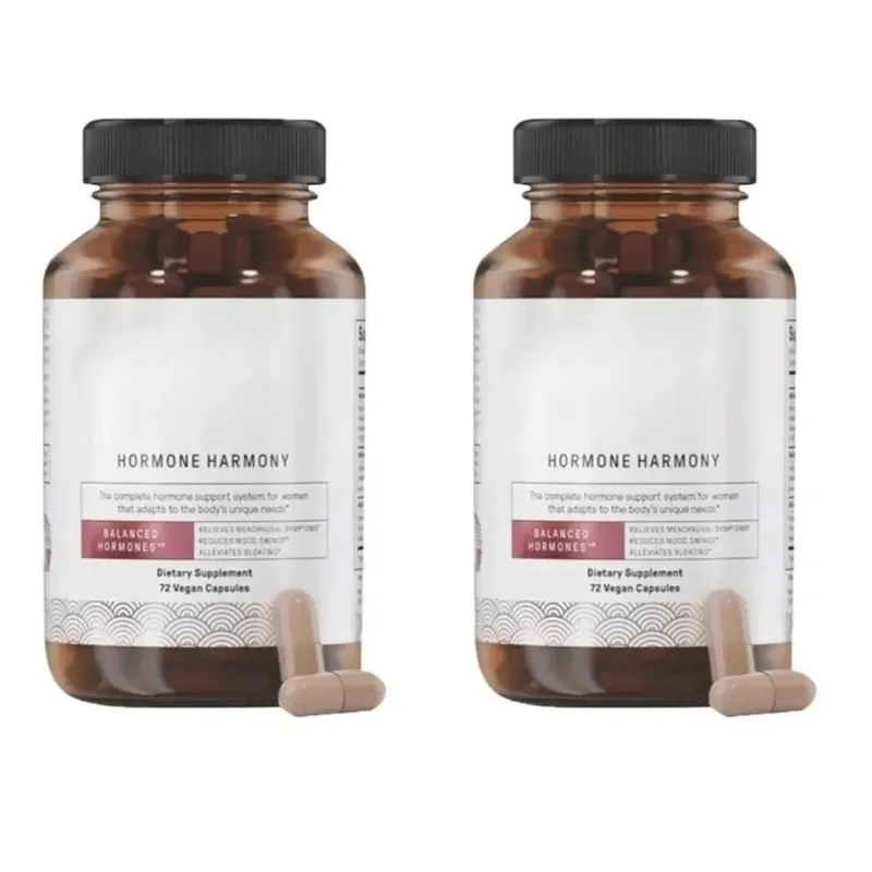 Hormone Harmony Capsules with Natural Herbal Supplement Wellness Support for Women Relief Menopause Hormonal Balance 72 Count