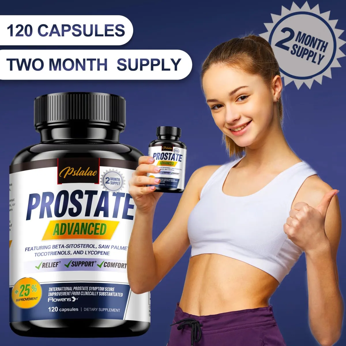 Report Item Prostate - Premium Formula with Saw Palmetto Lycopene Nettle Cranberry - 30/60/120 Capsules — image 4