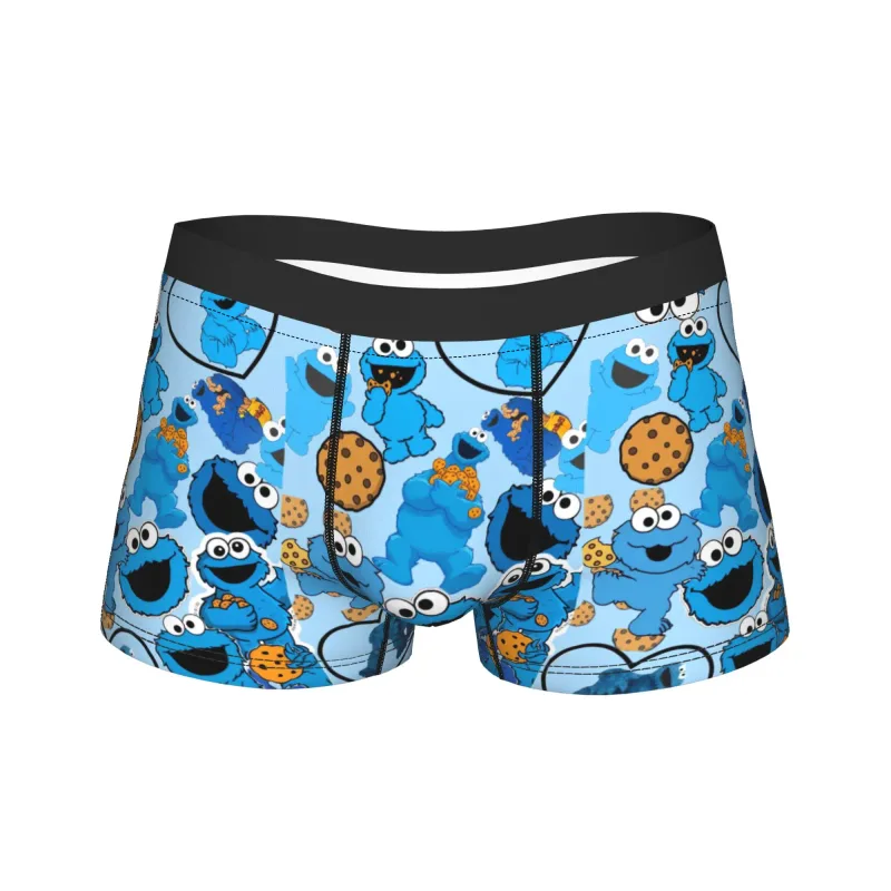 S-Sesames Streets Tango Elmo at Grover Underwear Men Shorts Briefs Nakakatuwang Boxershorts Quality Customs Oversize Panties — image 11