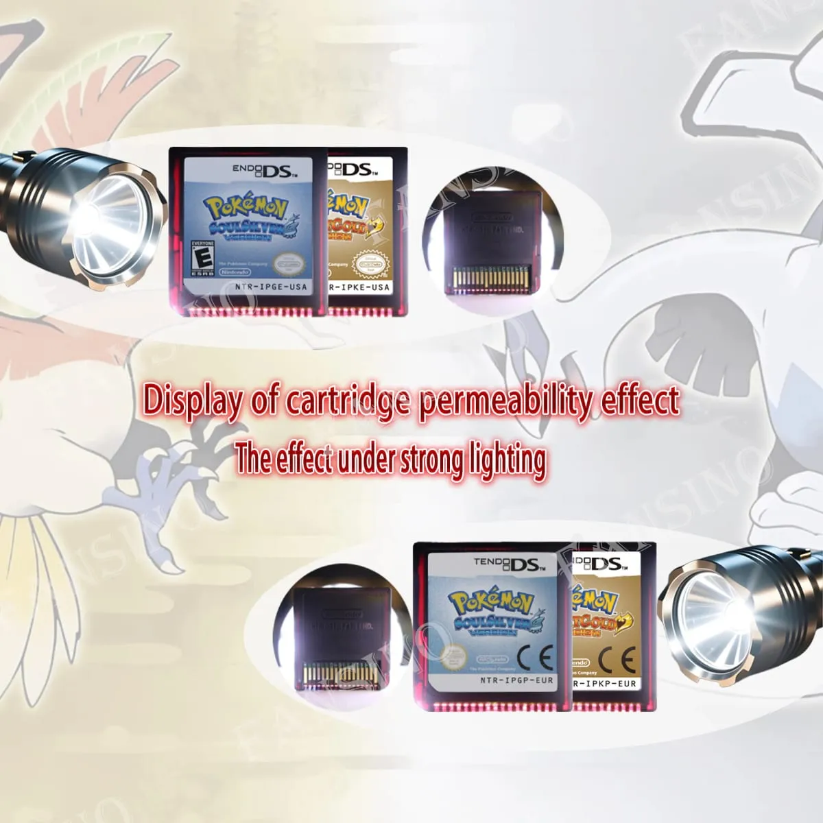 (USA EUR AUS) Pokemon Black White 1/2 Έκδοση Υψηλής Ποιότητας Αυθεντικό 1:1 Replica DS Video Game Cartridge For DS 2DS 3DS Console — image 5