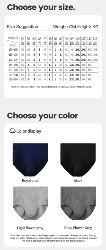 Men's High-Waist Cotton Underwear, Slim-Fitting Waist-Protecting, Plus-Size Warm Triangle Sports Briefs — image 11
