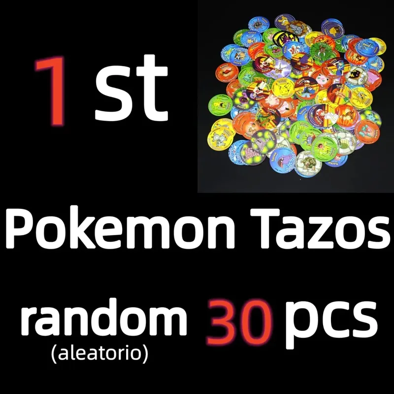 מהדורה 1/2/3 Ash Ketchum Starter Tap Collection Card Poke Mon Tazos Album Trainer Round Pogs Cheetos Chipitaps