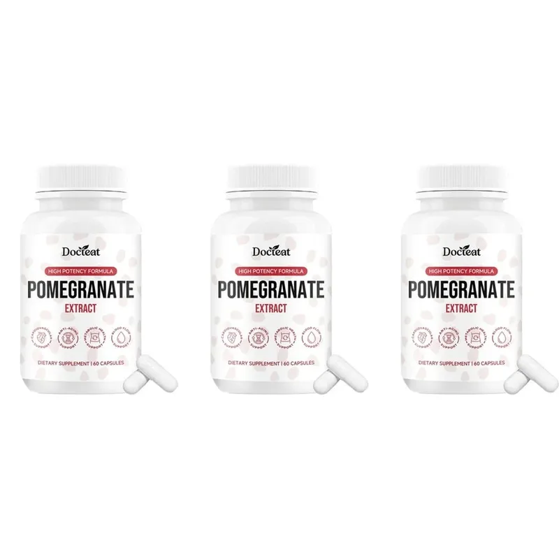 Κάψουλες Docteat Pomegranate Fruit Extract Ellagitannin Antioxidant Defense Immune Support and Oxidative Balance 60 Κάψουλες — image 9