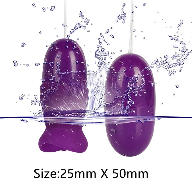 Two Balls Vibrator Tongue Licking Vibrating Jump Eggs Clitoris Stimulator Adult Product Sex Toys For Women Female Masturbation — image 5