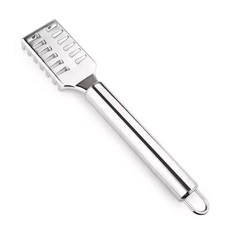 Fish Scale Remover Stainless Steel Anti-Splash Scraper with Ergonomic Non-Slip Grip Rust-Proof Kitchen Gadget for Fish Cleaning