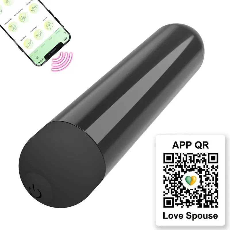 Erőteljes Bullet Vibrator APP Bluetooth Control Clitoral G Spot stimuláló masszírozó mini anális punci stimuláló szexjáték nőknek