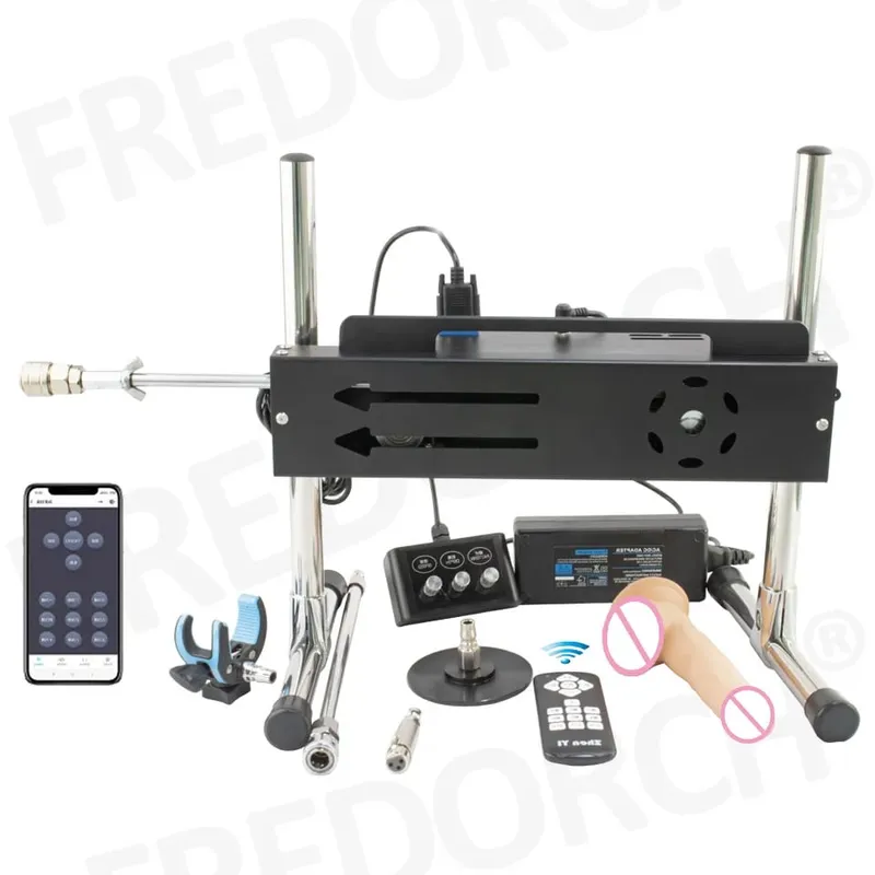 מכונת מין עוצמתית 200W F21S APP/בקרה אלחוטית/קווית עם אביזרי דילדו לנשים גברים צעצועי מין לאוננות אוטומטית