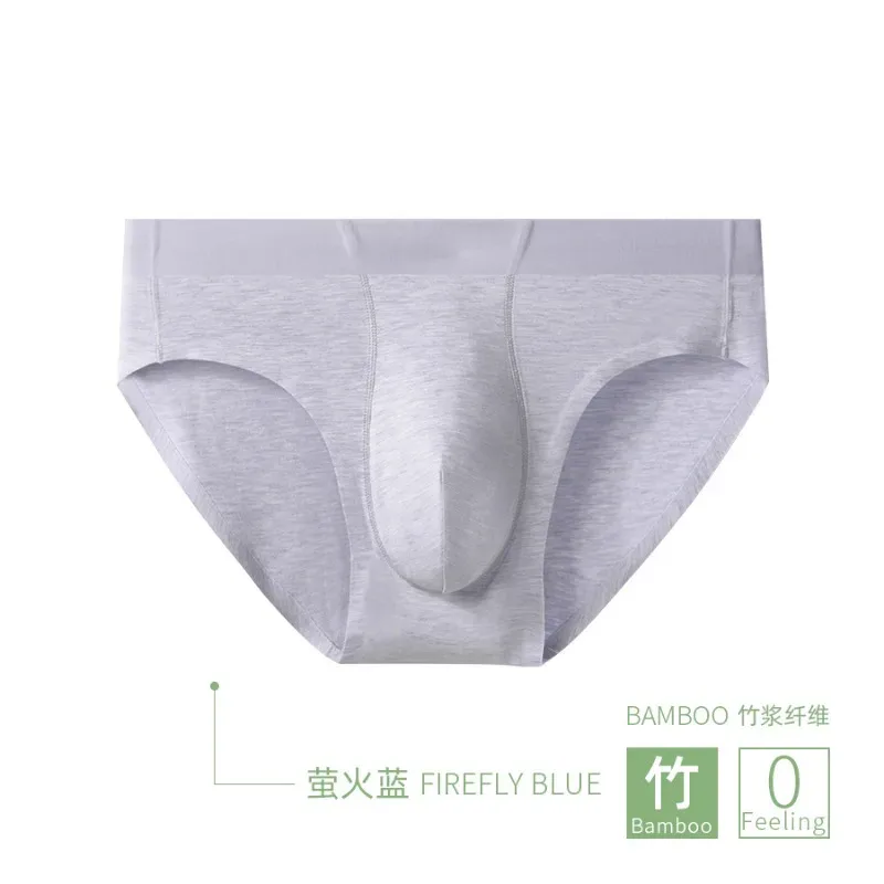 Men Sexy Briefs Bamboo Fiber Underwear Bulge Pouch Underpants 10A Antibacterial Breathable Sports Panties Soft Knickers Shorts — image 7